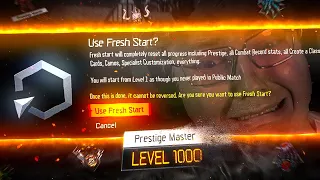 reseting my bo3 zombies stats, 1000 hours played.