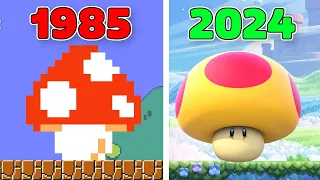 Super Mario Mega Mushroom Battle - Old vs New  (1985 - 2024)