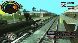 GTA SA: back to the future train mission