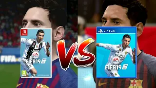 Nintendo Switch vs PS4 -  FIFA 19 Gameplay Comparison