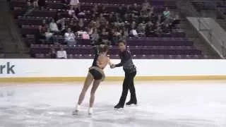 2015 ISU Jr. Grand Prix Colorado Springs Pairs Short Program MARVALDI / DOLKIEWICZ USA