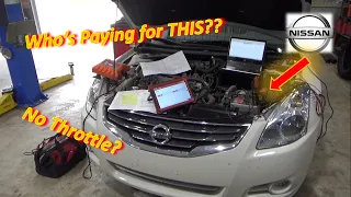 Who's Paying for THIS?? (Nissan Altima No-Throttle P0222/P0605)