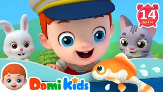 Row Row Row Your Boat + More Domi Kids Songs🎶 & Nursery Rhymes | Educational Songs