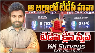 టిడిపి క్లీన్ స్వీప్ చేసే జిల్లాలు..! TDP Sure Shoot Wining Seats | AP Exit Polls | KK Surveys