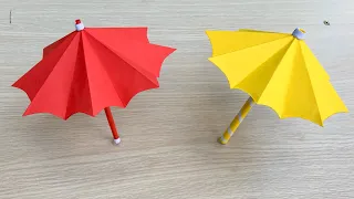 (46) Cách gấp cây dù (cái ô) bằng giấy | Sáng Tạo Thủ Công