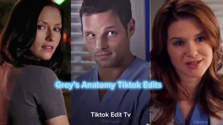 Greys Anatomy Tiktok Edit Compilation