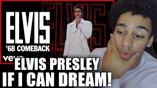 FIRST TIME EVER HEARING Elvis Presley - "If I Can Dream" ('68 Comeback) REACTION!!