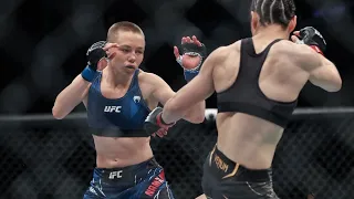 Rose Namajunas vs Weili Zhang 2 UFC FULL FIGHT SIM