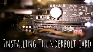 Thunderboltex 3 card installation - ASUS Thunderbolt 3