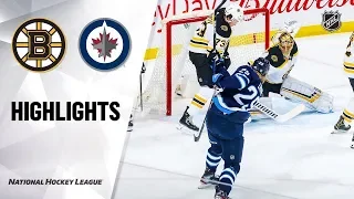 Виннипег - Бостон / NHL Highlights | Bruins @ Jets 1/31/20