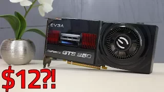 PC Gaming With A $12 Graphics Card -- GTS 250 Review & Benchmarks!