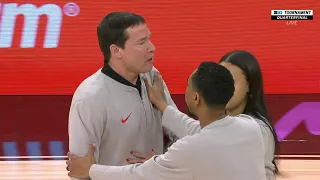 🫣 Coach HELD BACK, RUNS UP To Ref When Player Hit In FACE. Big Ten Tournament Ohio State vs Maryland