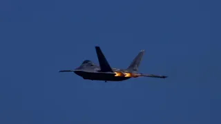 F-22 Demo at the 2024 Orlando Air Show. #f22