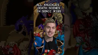 ALL KNUCKLES DEATH SCENES IN SONIC.RIBS #shorts #sonicexe #exe #sonic #knuckles #luigikid