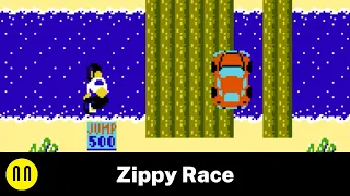 [NES] Zippy Race - Full Playthrough No Crash Up To 1,200 CC