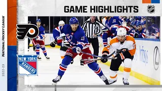 Flyers @ Rangers 11/1 | NHL Highlights 2022