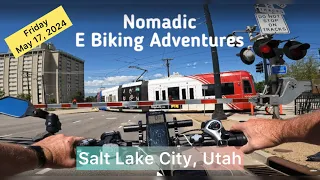 E Biking in Salt Lake City, Utah- May 17, 2024