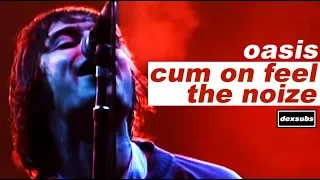 Oasis - Cum On Feel The Noize - Legendado • [HD| Live Maine Road '96]