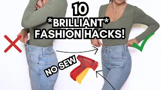 10 *GENIUS* Fashion Hacks You Never Heard Of!