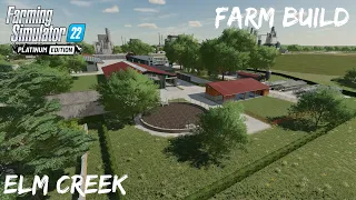 Building a farm On Elm Creek | FS22 Timelapse