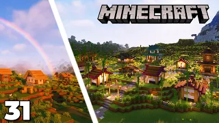 TRANSFORMEI UMA VILA EM UMA VILA JAPONESA !! - MINECRAFT SURVIVAL #31