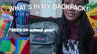 WHAT'S IN MY BACKPACK 2023 | back to school 001