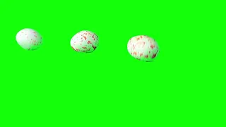 Green screen Easter eggs - for free use