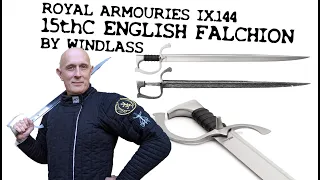 Royal Armouries Collection from Windlass: 15thC English 'Wakefield' Hanger / Falchion IX.144
