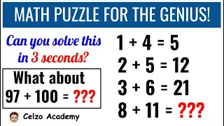 IQ Test for the Genius! The Viral 1 + 4 = 5 Puzzle. The Correct Answer Explained Fastest Way!