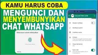 Cara Mengunci dan Menyembunyikan Chat di WhatsApp ❗Fitur Baru WhatsApp