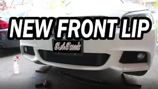 How to Install a Front Lip on a BMW F10