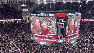 Texas Tech Basketball-Chris Beard returns w UT-February 1, 2022 Introduction of Players - Ric Flare