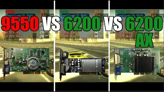 Radeon 9550 vs GeForce 6200 vs GeForce 6200 AX Test In 13 Games (No FPS Drop - Capture Card)