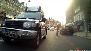 Road rage incident Putney, London (rear view) - R898DKN