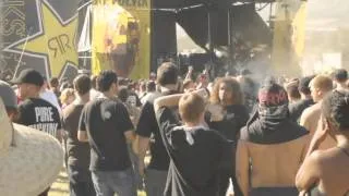 mosh pit ghost?? Suicide Silence set - July 9, 2011 Rockstar Mayhem Festival