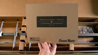 Unboxing of the (Made in USA) Pro-Model Outdoor TV Antenna [CM-1776] | Channel Master