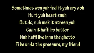 Koffee  - Pressure Remix ft. Buju Banton (lyrics)