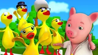 lima bebek besar | lagu anak-anak | Lagu Anak | Five Big Ducks | Nursery Rhymes | Baby Song