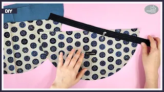 You can easily and quickly make a round shoulder bag / sling bag