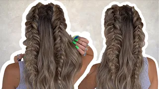 Step by Step Double Fishtail Braid | Hairby_Chrissy