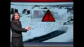 BBC Weather 2nd December 2010: 38cm of snow at Sheffield; a minimum of -20.9°C at Altnaharra