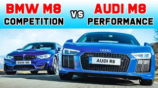 BMW M8 vs Audi R8 - Acceleration Comparison