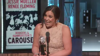 Lindsay Mendez wins the Tony Award for Best Featured Actress in a Musical for Carousel