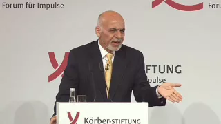 S.E. Mohammad Ashraf Ghani, Präsident der Islamischen Republik Afghanistan, hält Rede in Berlin