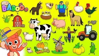 Animal ABC |  Learn the alphabet with Farm Animals for children | abcd videos for kids A to Z