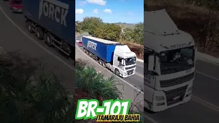 BR-101 passando por Itamaraju Bahia #shorts #viral #truck #caminhão