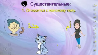 Женский / Мужской род ✔️ Арабская грамматика на примерах❗Транскрипция в описании📌