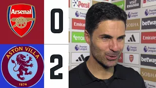 "The moment is now"Mikel Arteta says Arsenal have to react well following (2-0) loss to ASTON VILLA