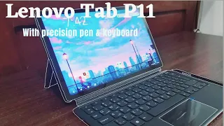 What's on my Lenovo Tab P11 with precision pen✍ and keyboard⌨|features, how I use it for college