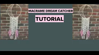 Macrame Dream Catcher!!!